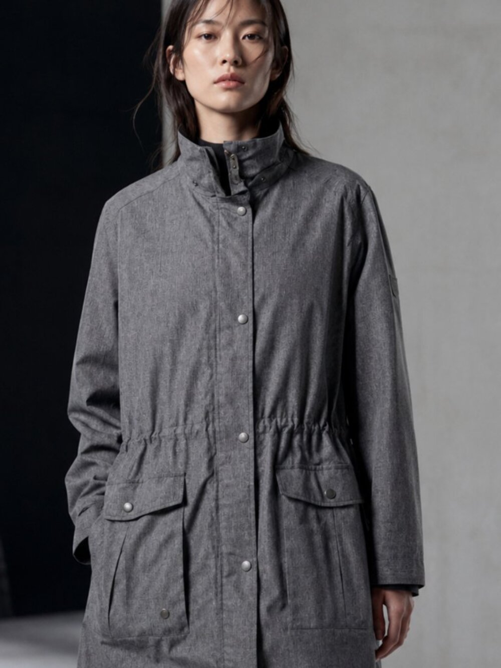 McKinley XL Aquabase Parka Grey Gorpcore Grunge Fall Sporty